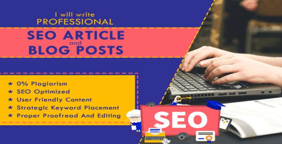 I will do SEO article writing, blog post writing or content writing